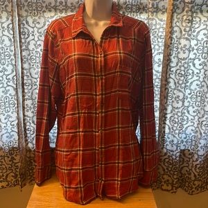 NBW  Hollister Womens Boyfriend Fit Flannel size Large